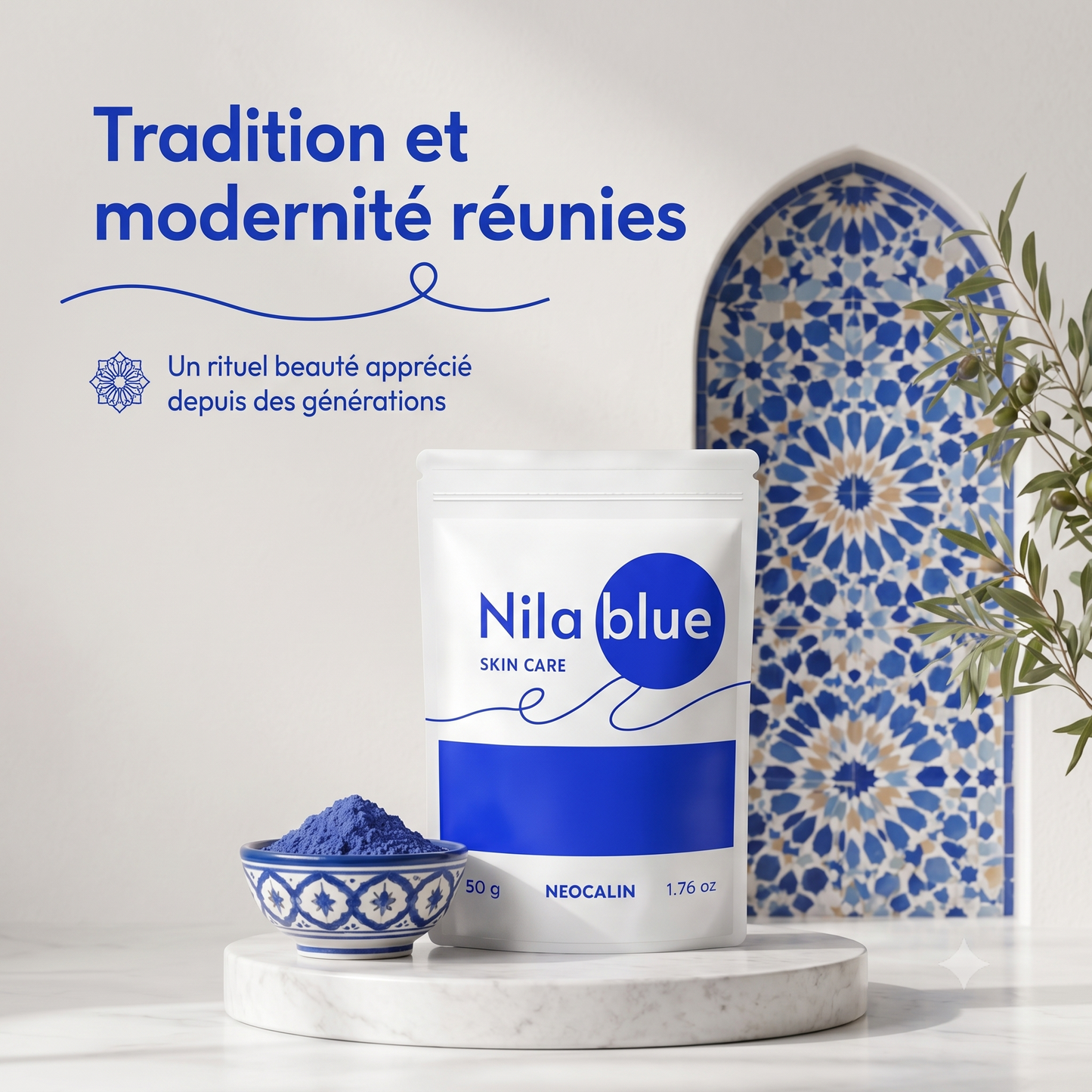 Blue Nila Powder – Traditional face and body care – NeoCalin