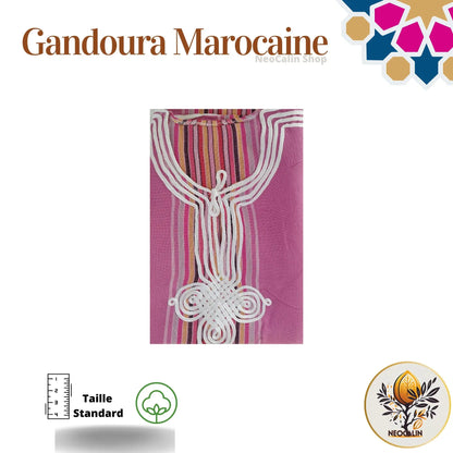 Kaftan Gandoura Marocaine caftan en Coton - NeoCalin