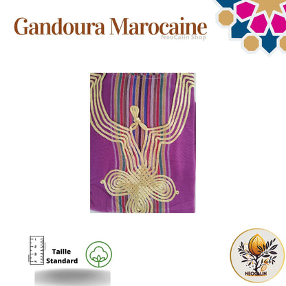 Kaftan Gandoura Marocaine caftan en Coton - NeoCalin