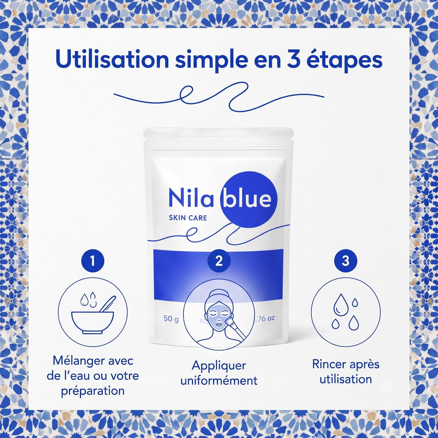 Blue Nila Powder – Traditional face and body care – NeoCalin
